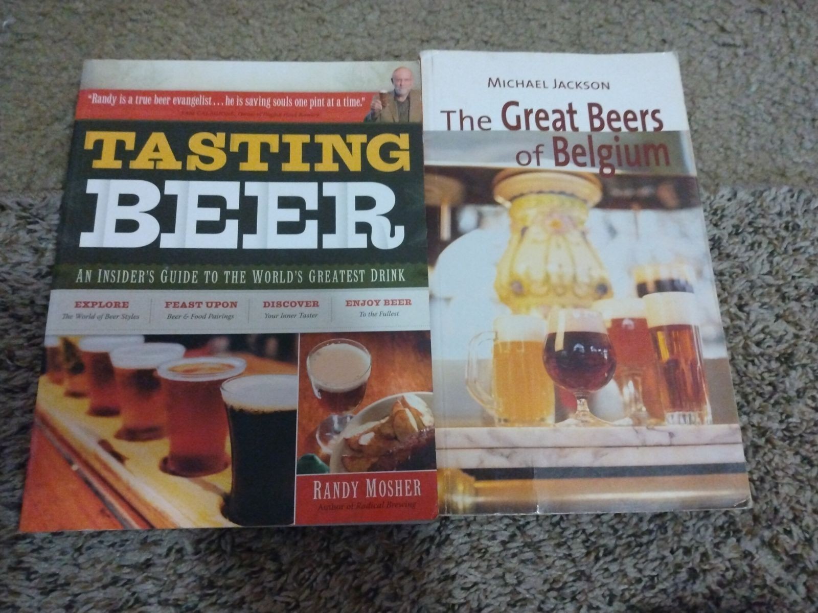 🍺 Tasting Beer by Mosher & The Great Beers of Belgium Jackson, FREE Shipping