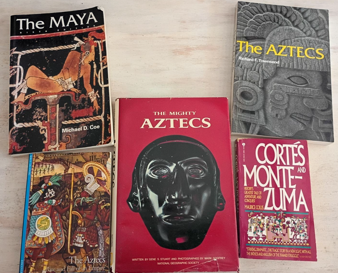 📚 The Maya, Michael D. Coe; The Aztecs, Cortes and Montezuma - FREE Shipping