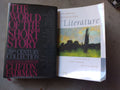 Literature Anthology Book Lot (2) – Norton Introduction to Literature & World of