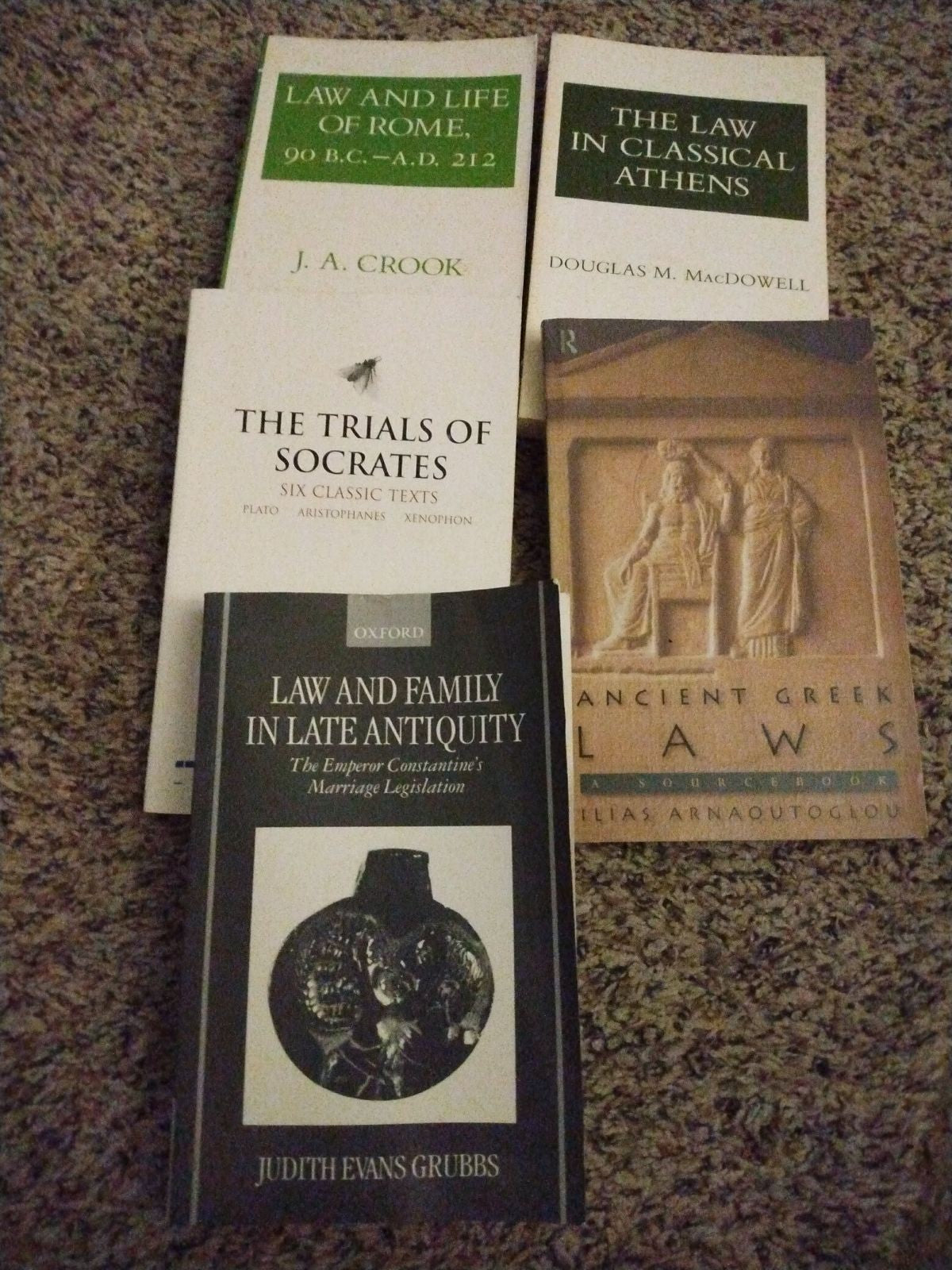 📚 Lot — Greek & Roman Law Classics (5 Books) | Athens • Rome • Late Antiquity