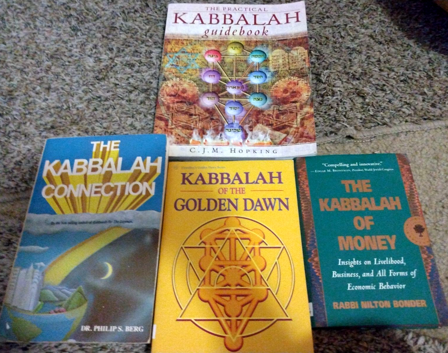 📚 Kabbalah Lot - Golden Dawn, Money,  Berg - FREE Shipping