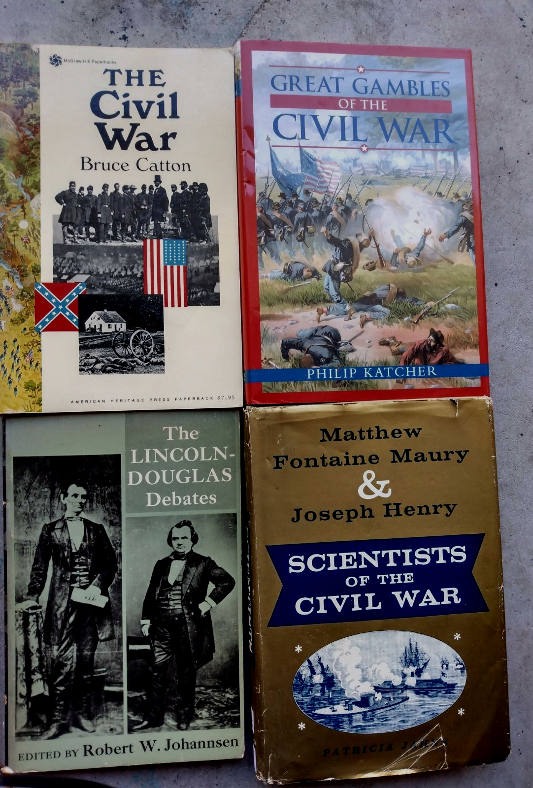 📚 Civil War (4 Books) – Great Gambles, Scientists, Debates - FREE Shipping