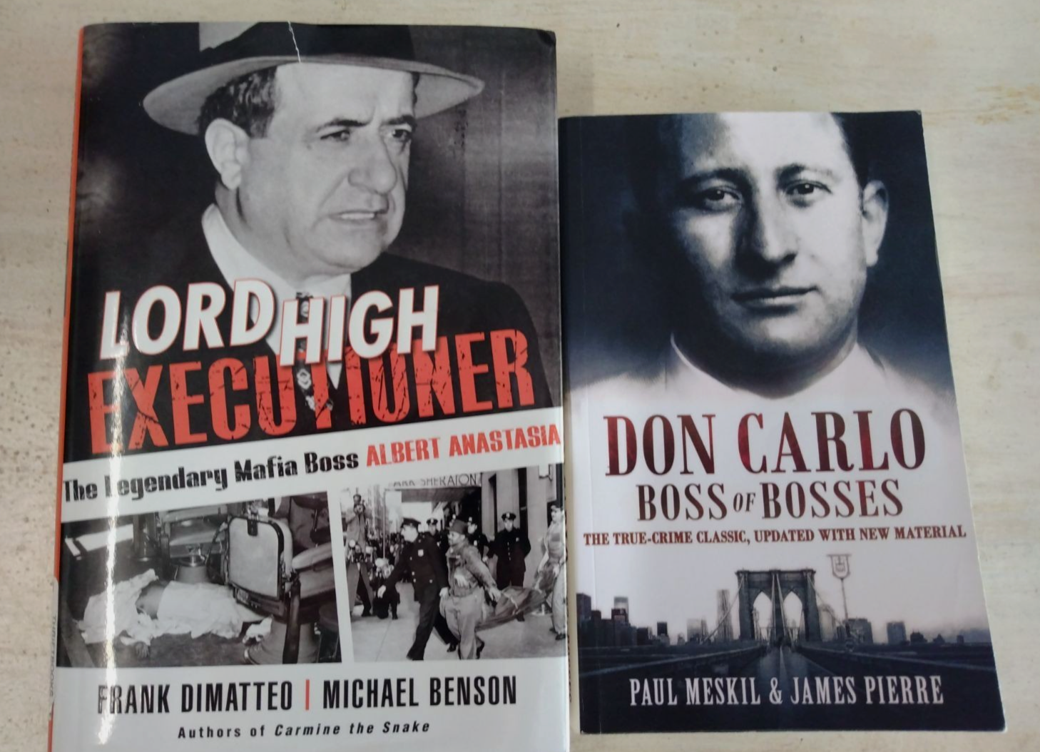 American Mafia Bundle – Albert Anastasia and Carlo Gambino - FREE Shippping