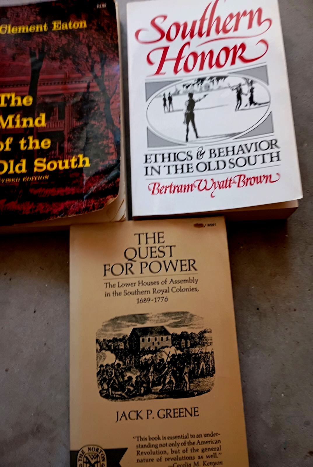 📚 Southern History Academic Lot - Wyatt-Brown, Jack Greene, Eaton