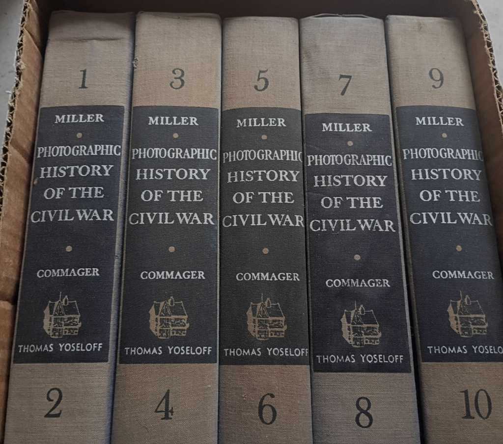 📚 CIVIL WAR Photographic History 5 Vol Set, 1957 Thomas Yoseloff, 3,300+ Photos