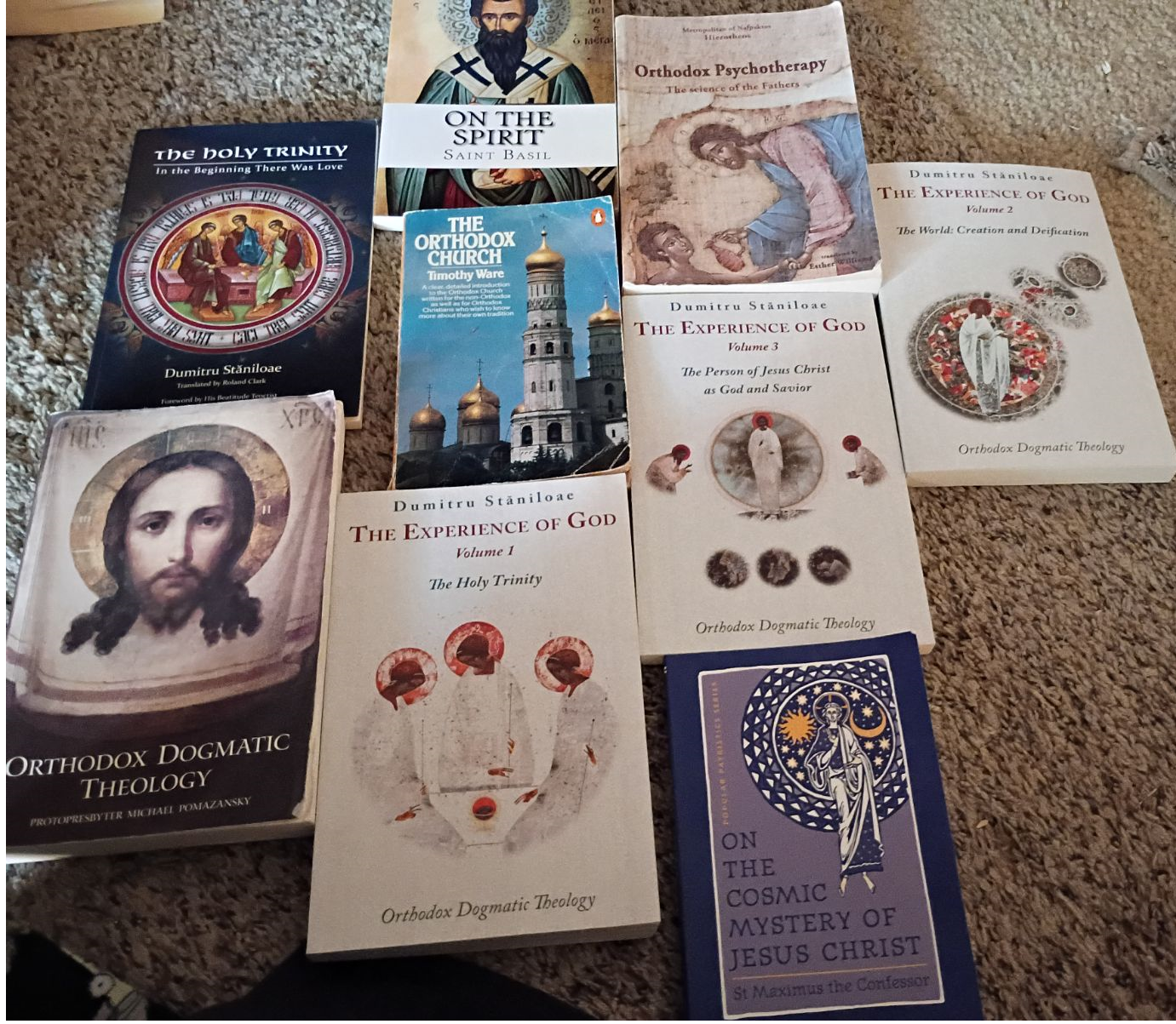 Nine-Book Eastern Orthodox Theology Library: The Patristic & Dogmatic Collection